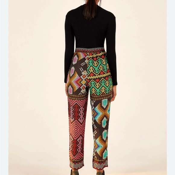 FARM RIO NWOT Yawanawa Scarf Pants - Picture 2 of 4